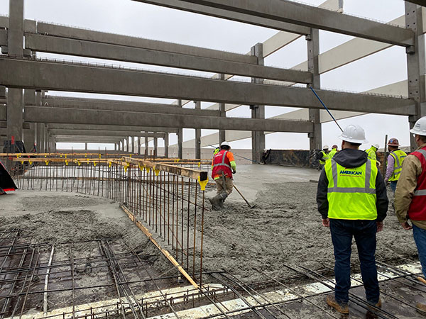 Culp and Tanner employees at a job site